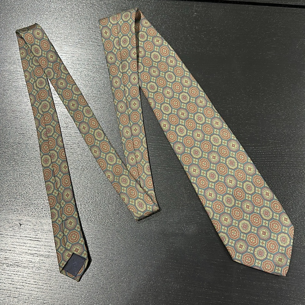 Antonio Da Pescara Italian Luxury Vintage Silk Tie